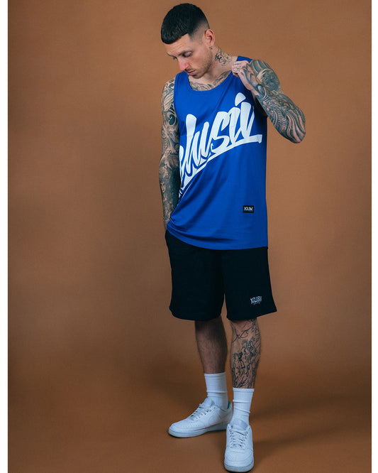 XCLUSIV SIGNATURE TANK TOP BLUE - Xclusiv Clothing Company
