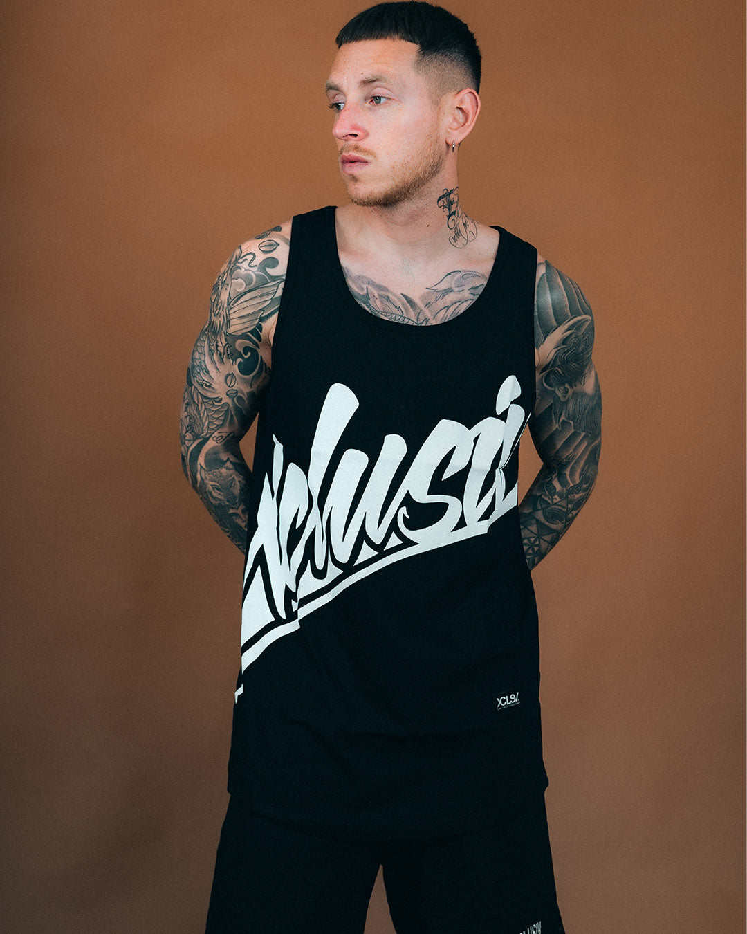 XCLUSIV SIGNATURE TANK TOP BLACK - Xclusiv Clothing Company