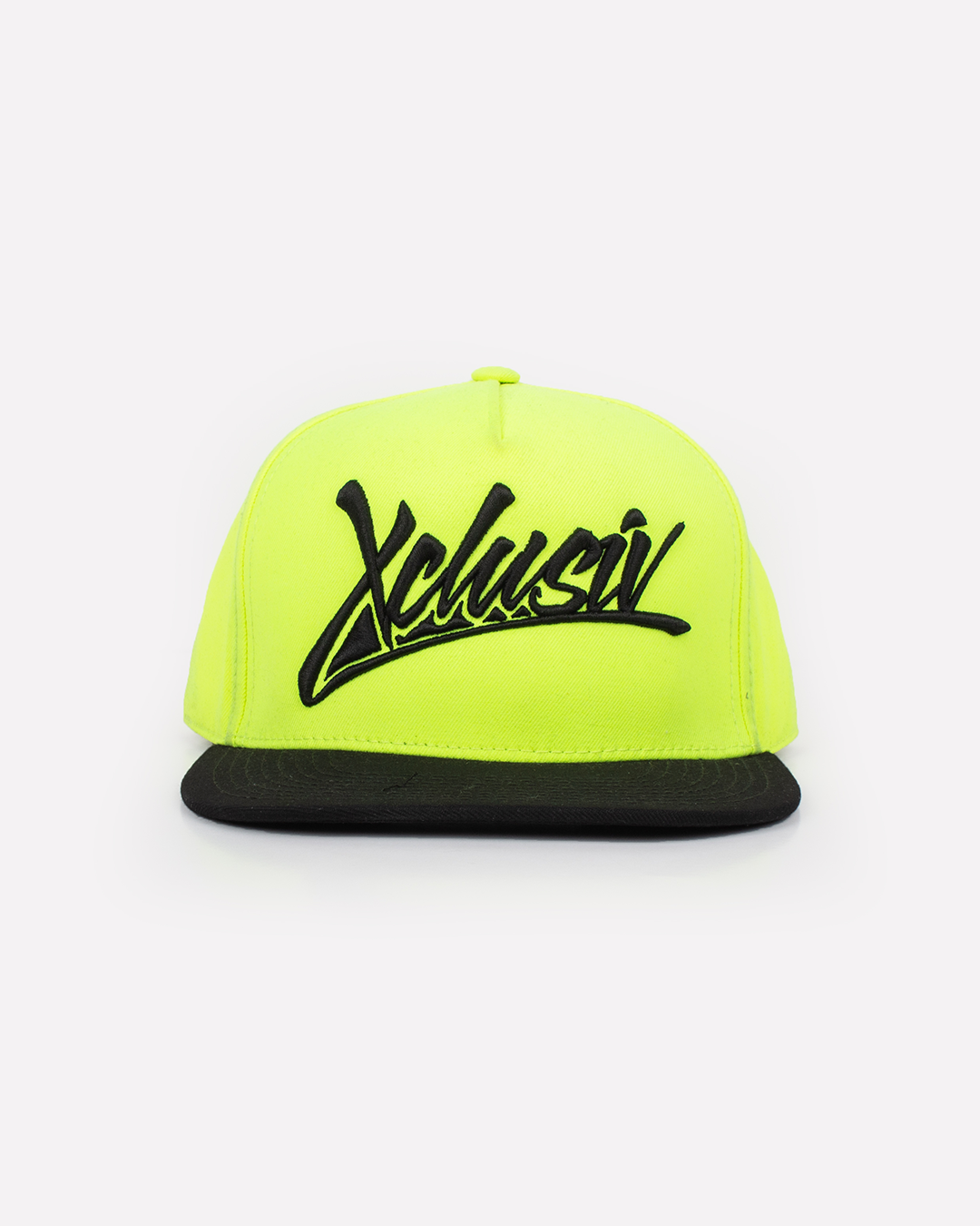 Gorra Xclusiv Neon Green Signature logo Snapback hat - Xclusiv Clothing Company