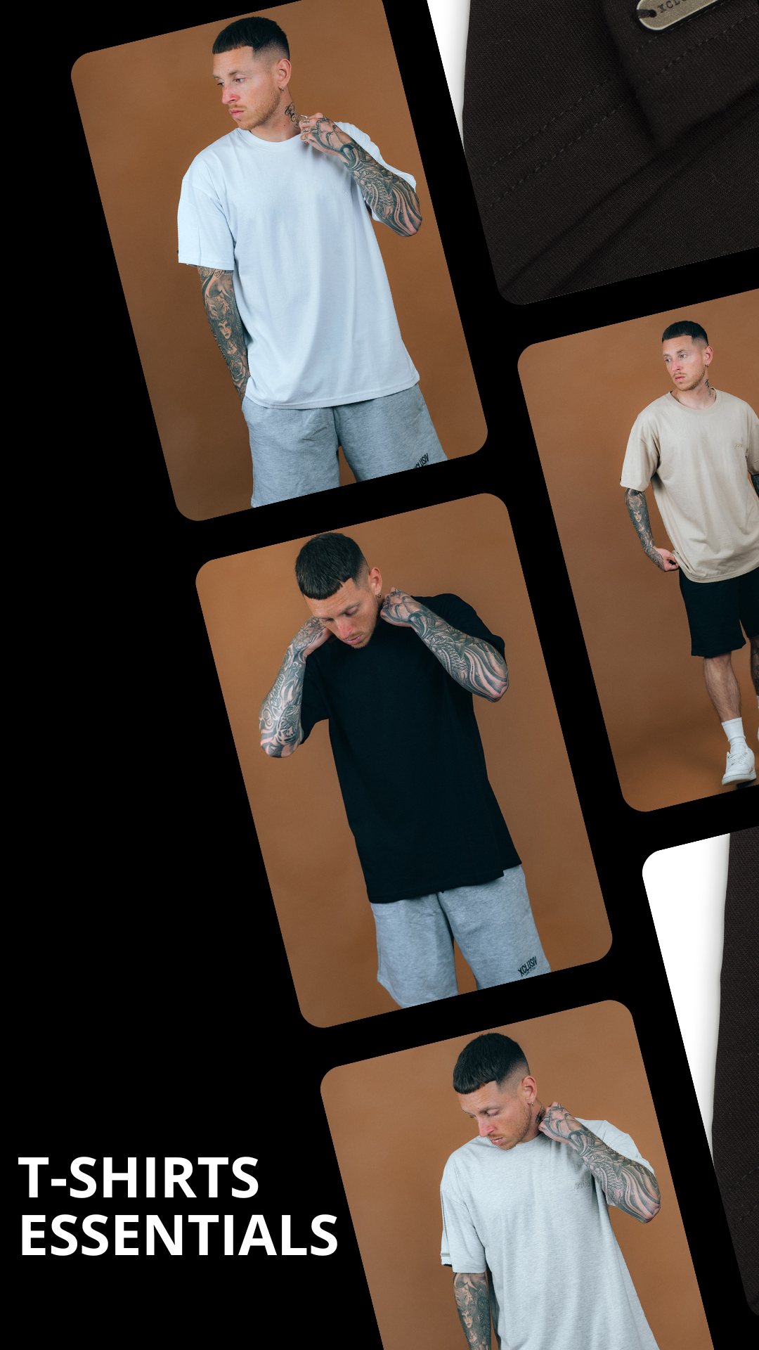 Descubre nuestra colección de camisetas esenciales para hombres. Combina tu estilo urbano y relajado con snapbacks, shorts y más. ¡Compra ahora y crea tu outfit ideal! - Marca de ropa