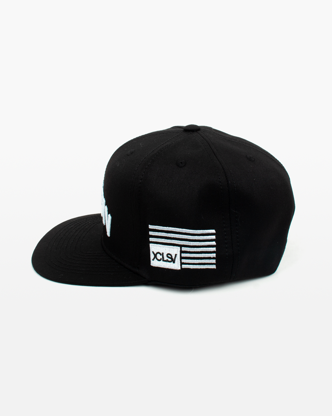 Gorra New Xclusiv Flat Rims Snapback Black - Xclusiv Clothing Company