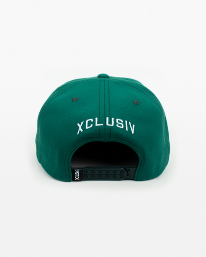 Gorra New Xclusiv Flat Rims Snapback Green