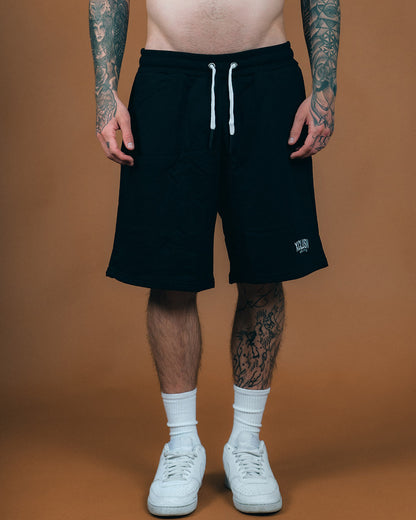 XCLUSIV FRENCH TERRY BLACK SHORT - Xclusiv Clothing Company