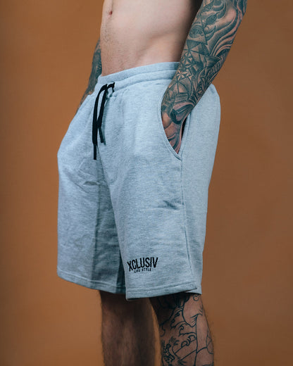 XCLUSIV FRENCH TERRY GRAY SHORT - Xclusiv Clothing Company