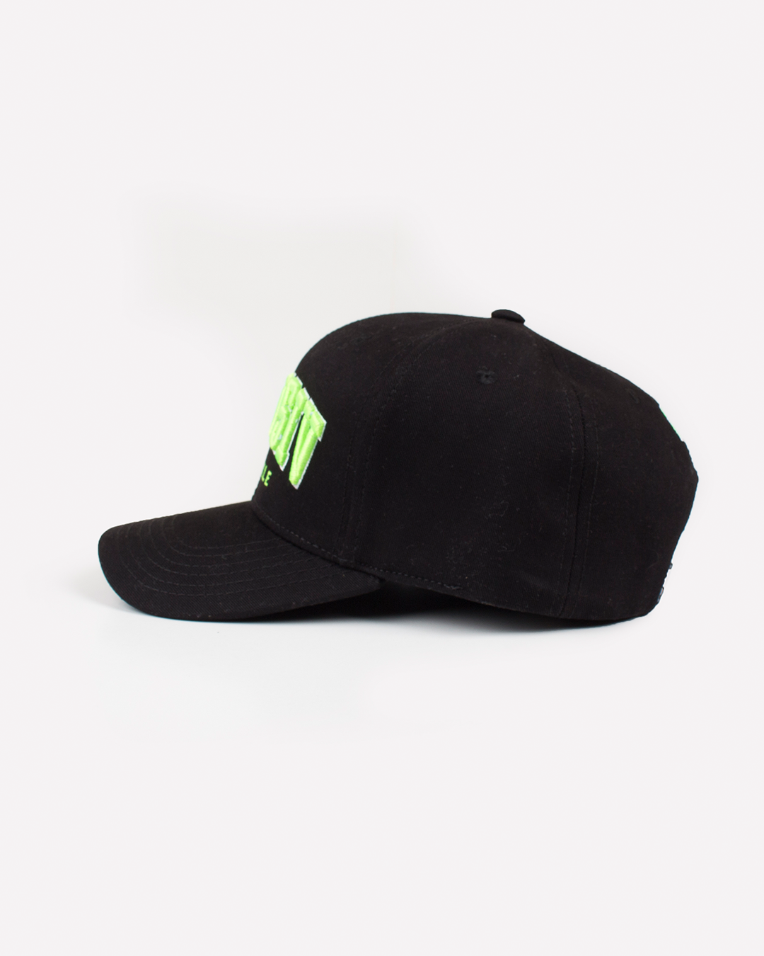 Gorra Xclusiv Varsity logo snapback hat - neon green / black - Xclusiv Clothing Company