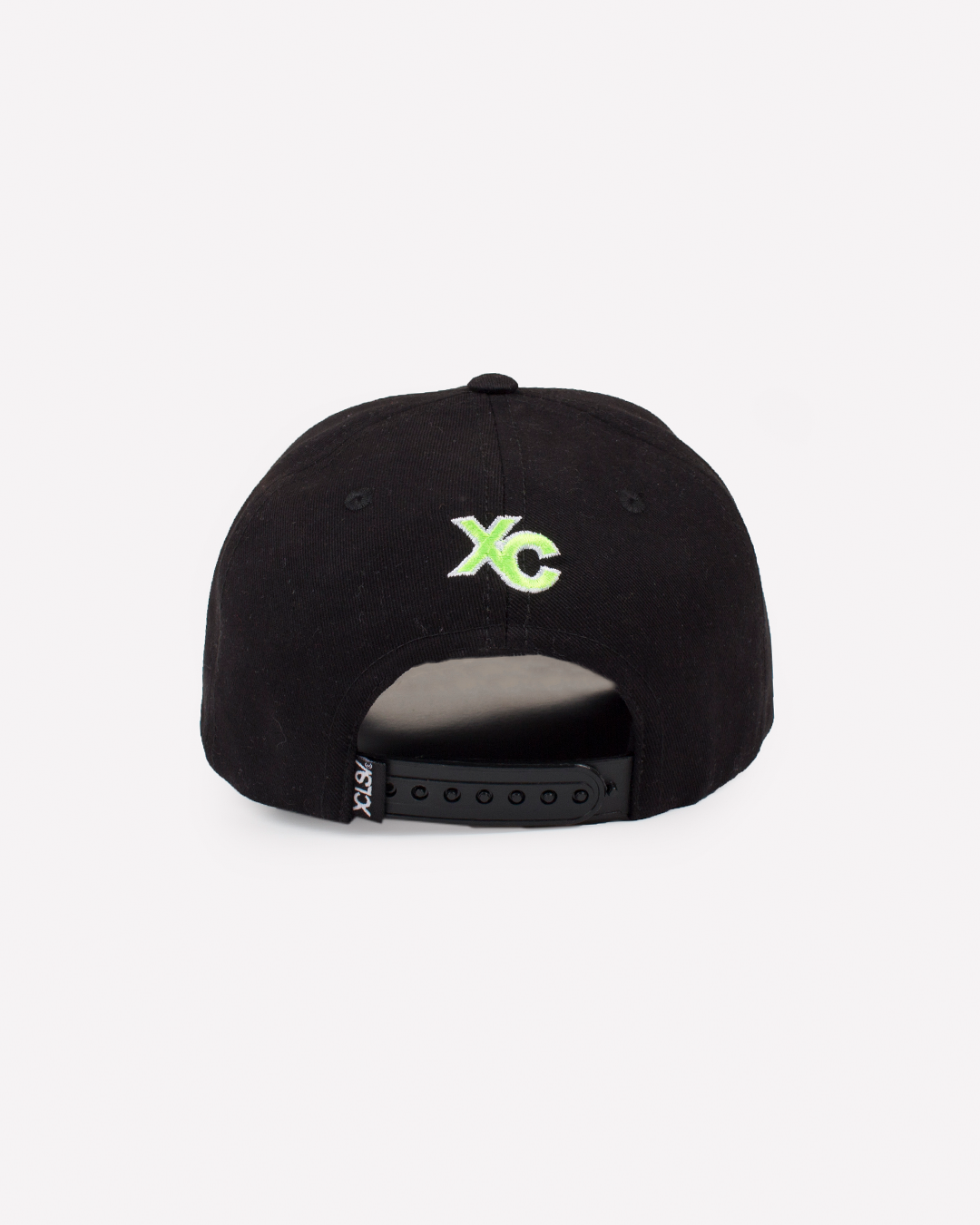 Gorra Xclusiv Varsity logo snapback hat - neon green / black - Xclusiv Clothing Company