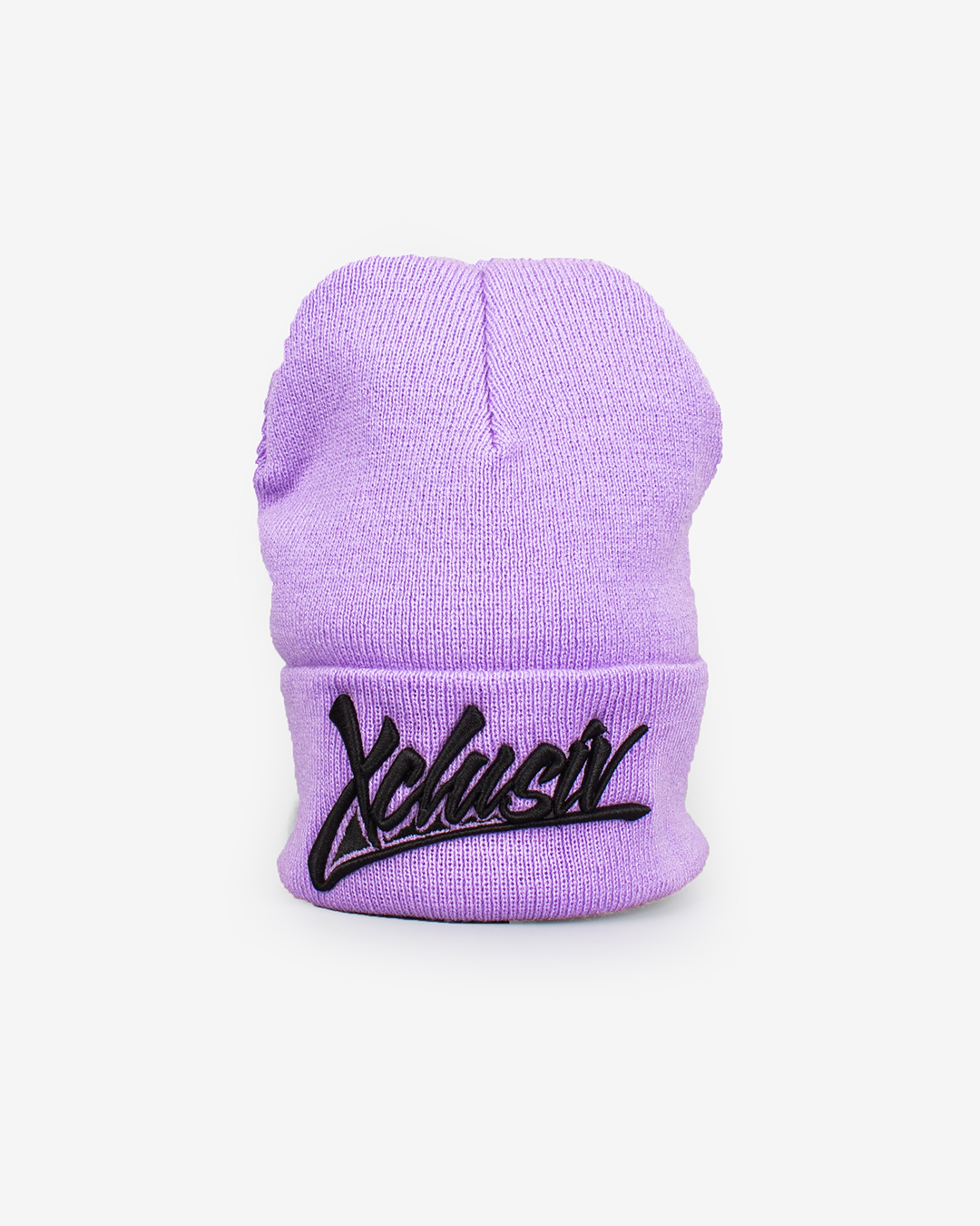 XCLUSIV LAVANDA SIGNATURE LOGO BEANIE - Xclusiv Clothing Company