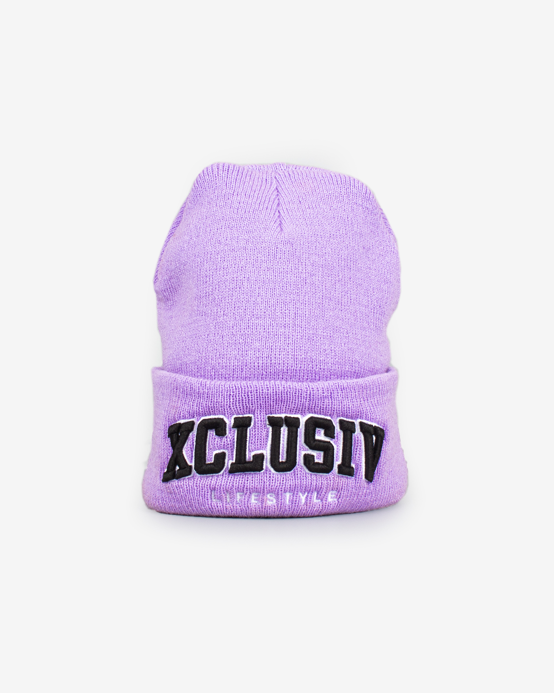 XCLUSIV LAVANDA VARSITY BEANIE - Xclusiv Clothing Company