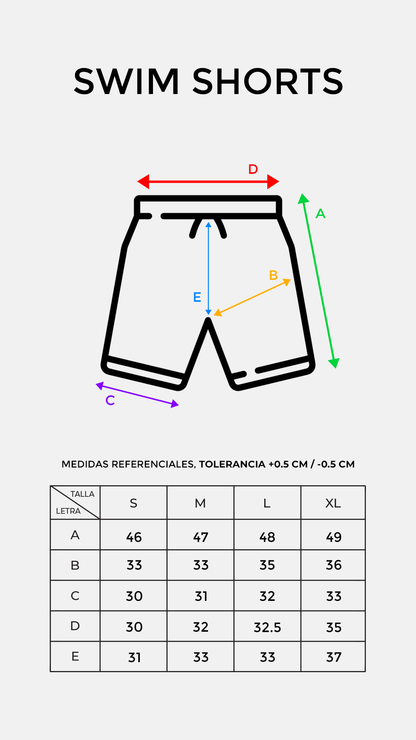 XCLUSIV WAVEFORM SWIM SHORT - Xclusiv Clothing Company