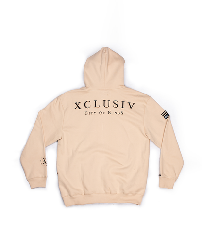 XCLUSIV CITY OF KINGS BEIGE SWEATSHIRT - Xclusiv Clothing Company