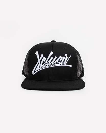 Gorra Xclusiv Signature trucker snapback hat - black - Xclusiv Clothing Company