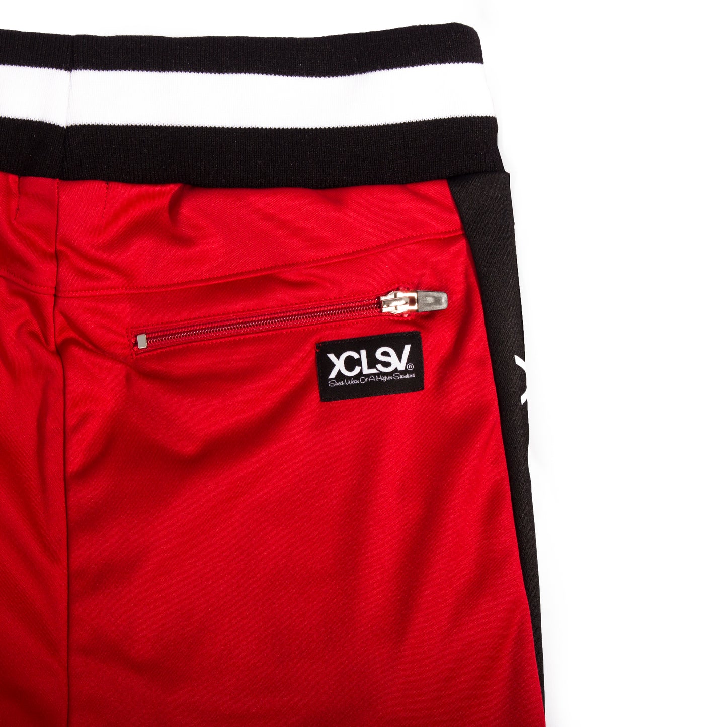 XCLUSIV RED TRACK PANT - Xclusiv Clothing Company