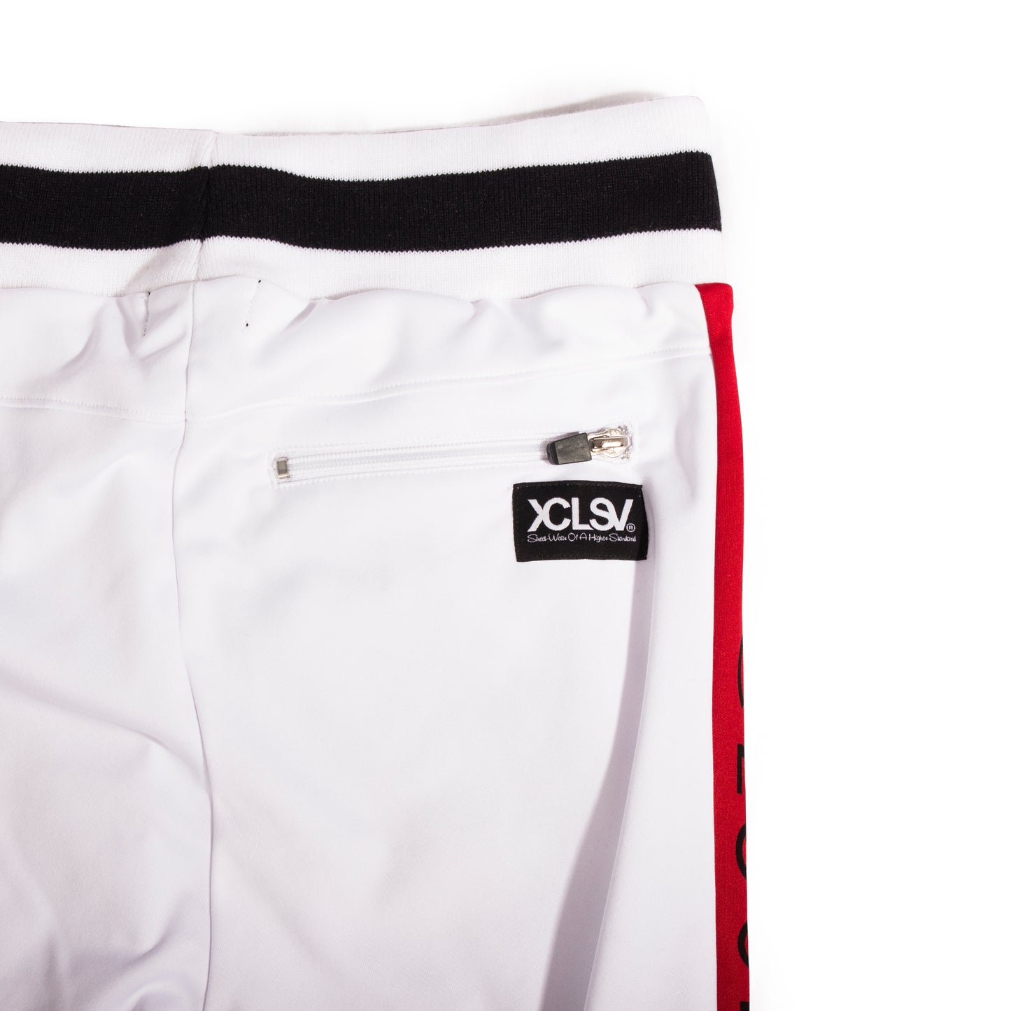 XCLUSIV WHITE TRACK PANT - Xclusiv Clothing Company