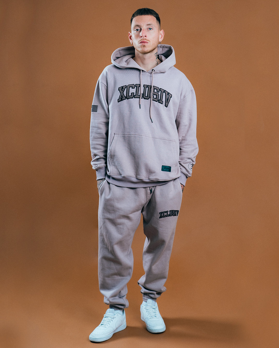 XCLUSIV CEMENT VARSITY SET - Xclusiv Clothing Company