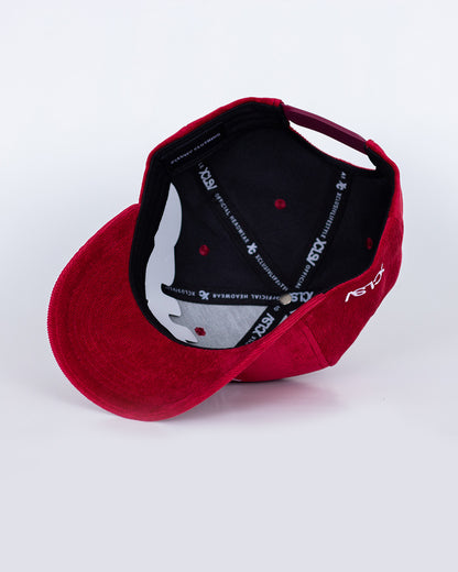 Gorra Xclusiv Signature Corduroy Baseball hat Cherry - Xclusiv Clothing Company