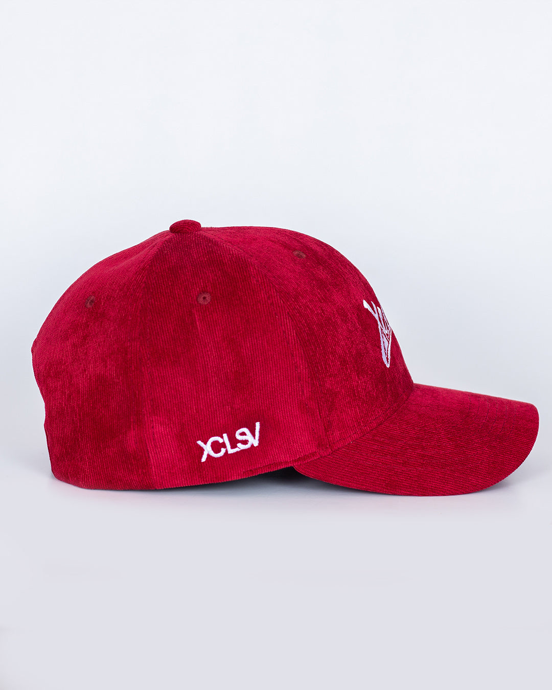 Gorra Xclusiv Signature Corduroy Baseball hat Cherry - Xclusiv Clothing Company
